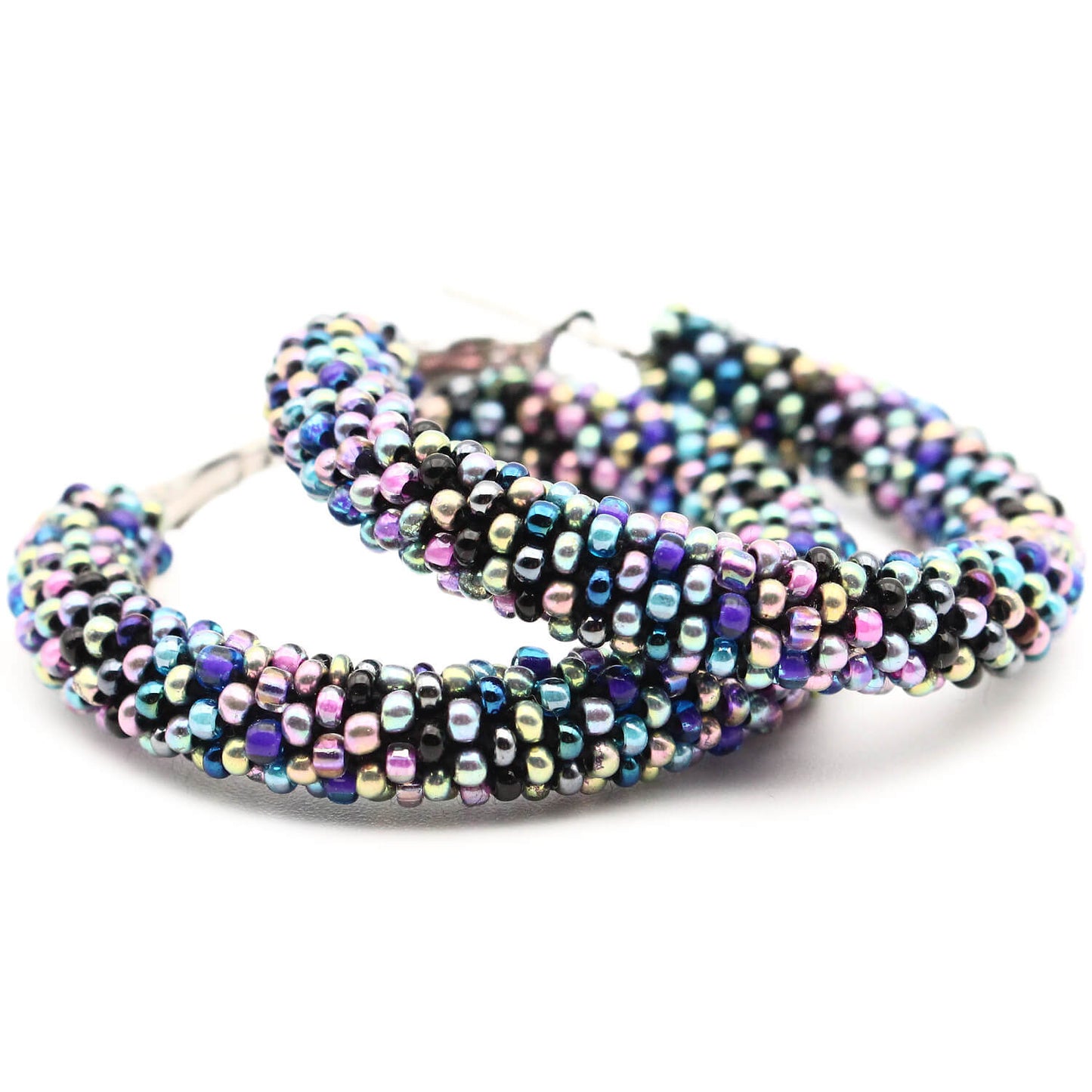 Galaxy Gradient Hoop Earrings 05