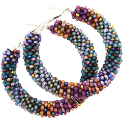 An Autumn Prayer Hoop Earrings