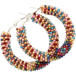Harvest Hues Hoop Earrings