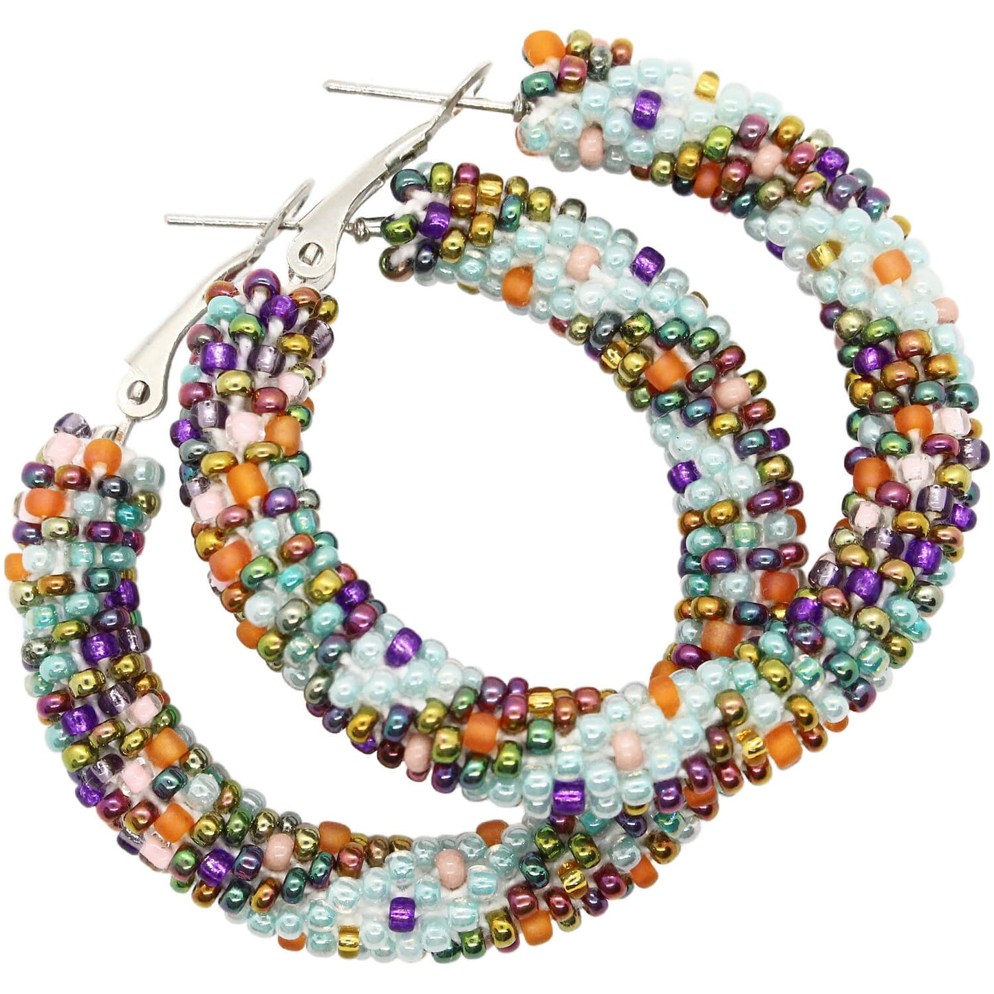 Marrakesh Mosaic Hoop Earrings