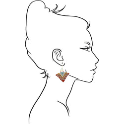 Long Country Roads Triangle Earrings 2