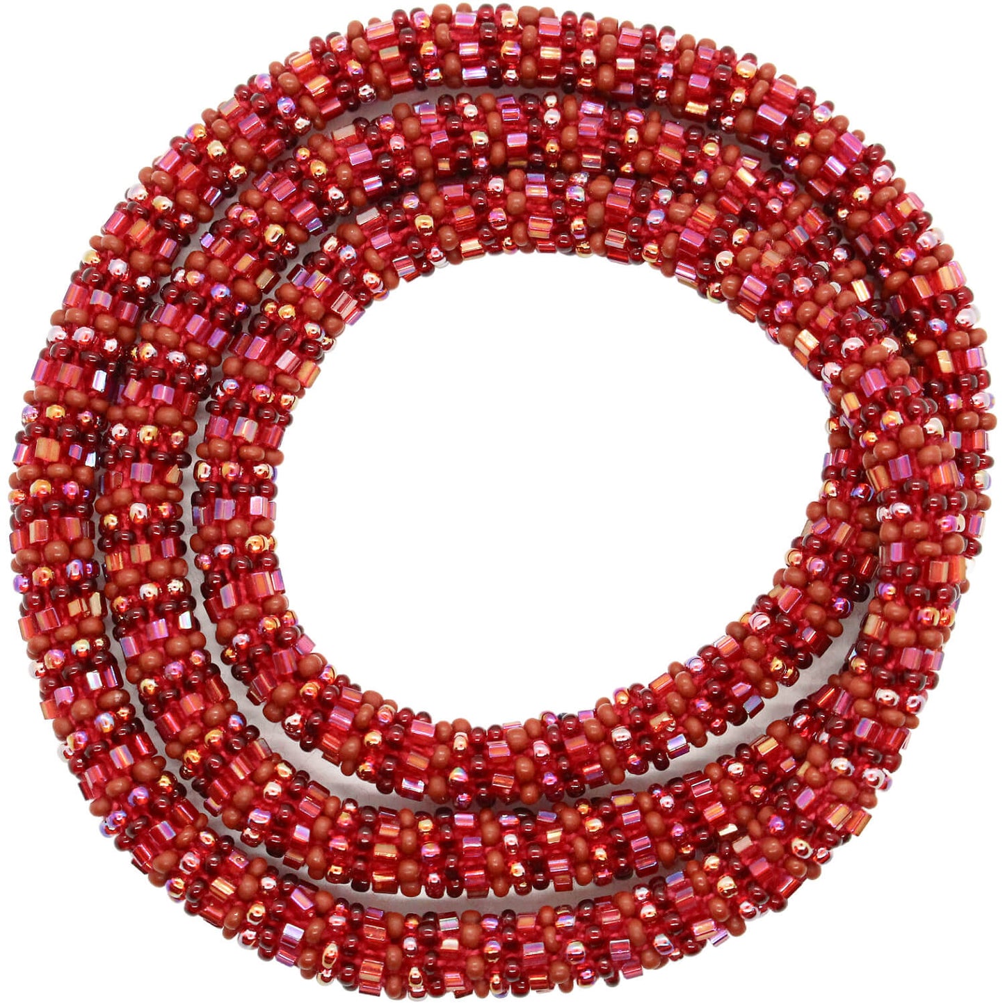 Merlot Semisolid 24" Single-Layer Necklace