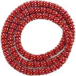 Merlot Semisolid 24" Single-Layer Necklace