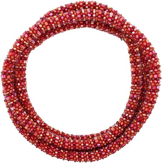 Merlot Semisolid 42" Double-Wrapper Necklace