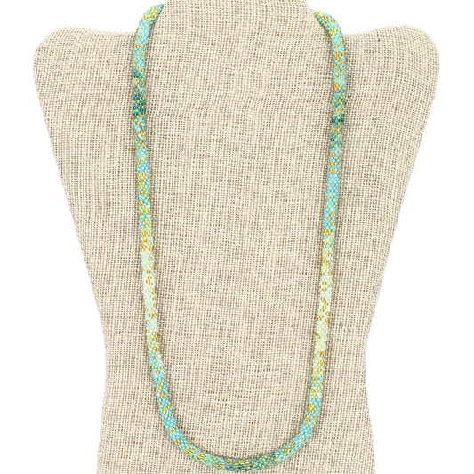Mermaid Scales Green 24" Single-Layer Necklace