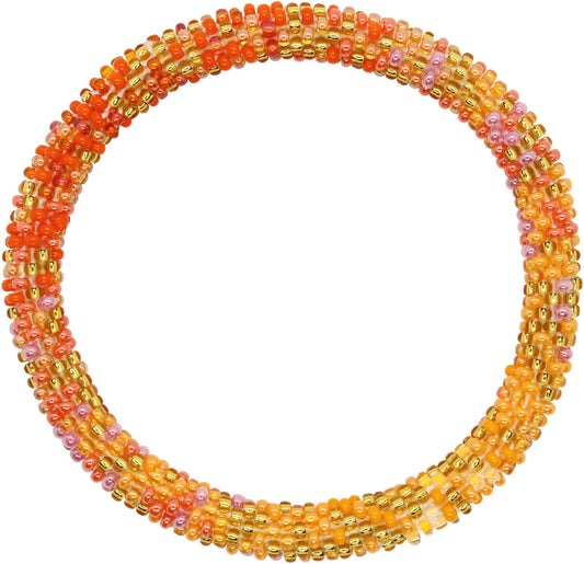 Mermaid Scales Orange Ombré - LOTUS SKY Nepal Bracelets