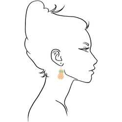 Tropical Pineapple Earrings