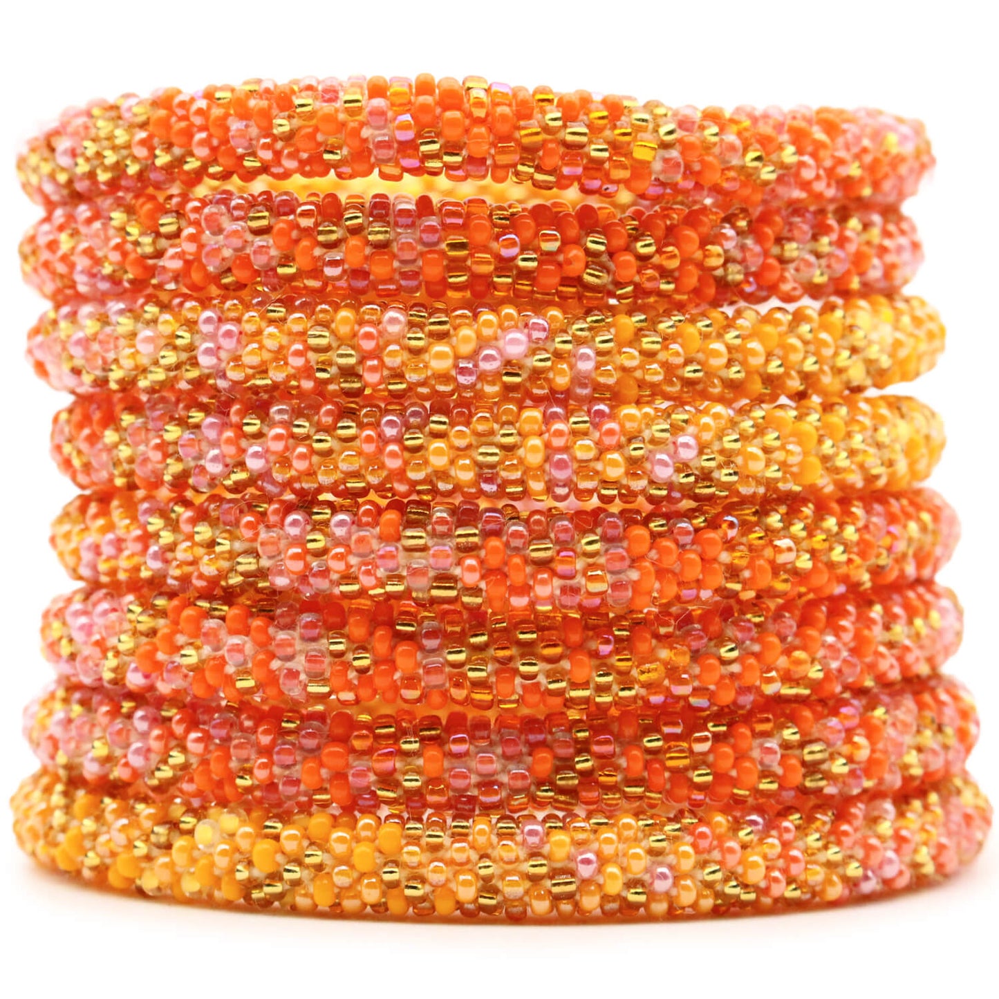 Mermaid Scales Orange Ombré