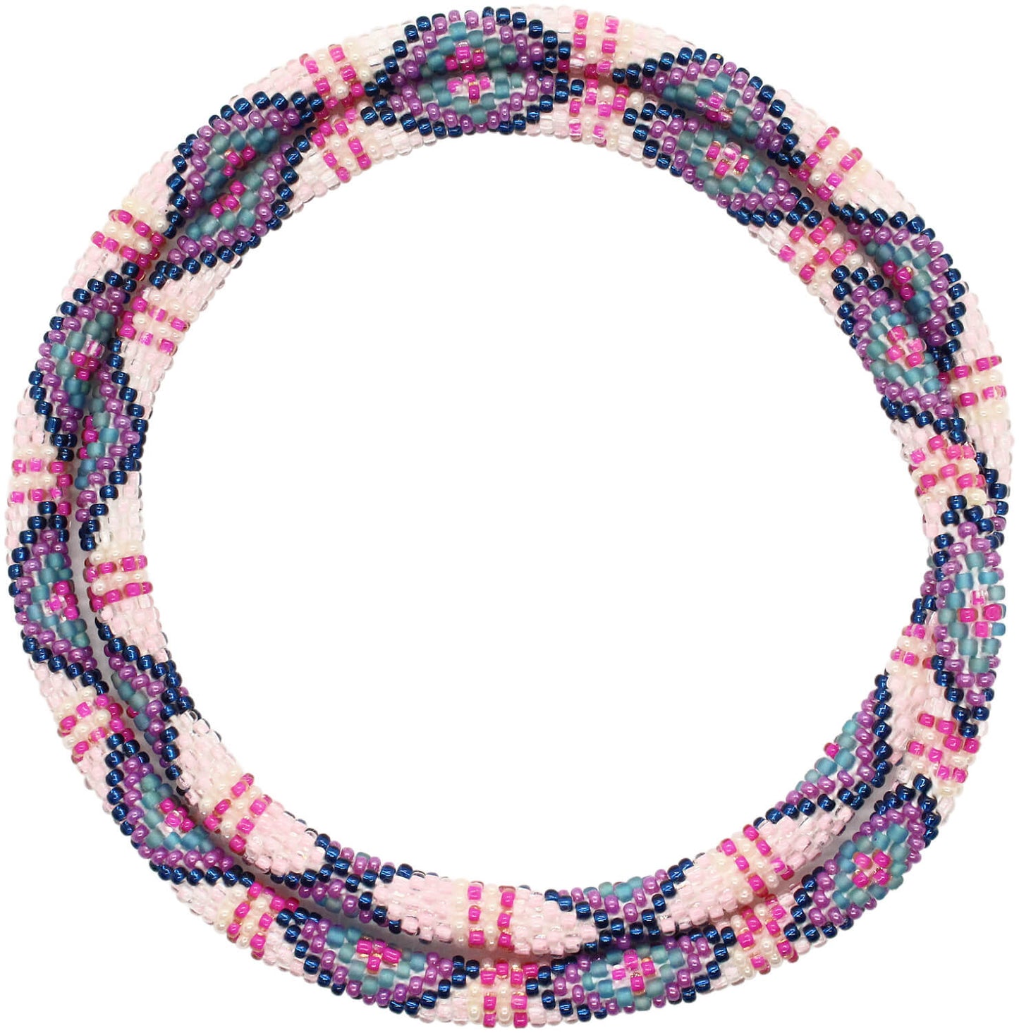 Purple Mandala 24" Single-Layer Necklace