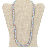 Rainbow in a Waterfall 24" Single-Layer Necklace