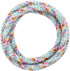 Rainbow in a Waterfall 24" Single-Layer Necklace