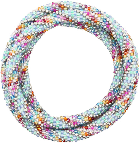 Rainbow in a Waterfall 24" Single-Layer Necklace