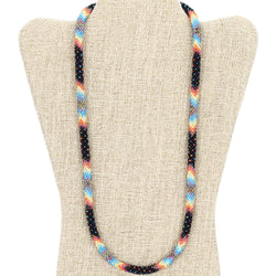 Retro Rainbow 24" Single-Layer Necklace