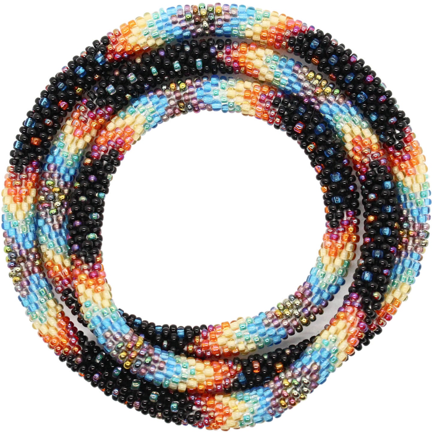 Retro Rainbow 24" Single-Layer Necklace