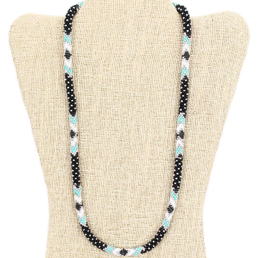 Road to Machu Picchu Silver 24" Single-Layer Necklace