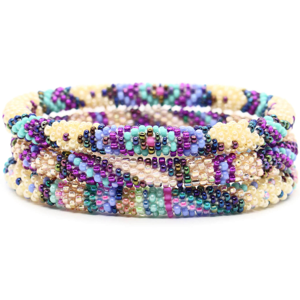 Nepal Glass Beaded Bracelets | Lotus Sky Jewelry