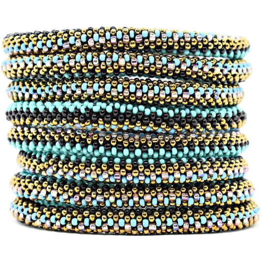 Copper & Teal Zipper