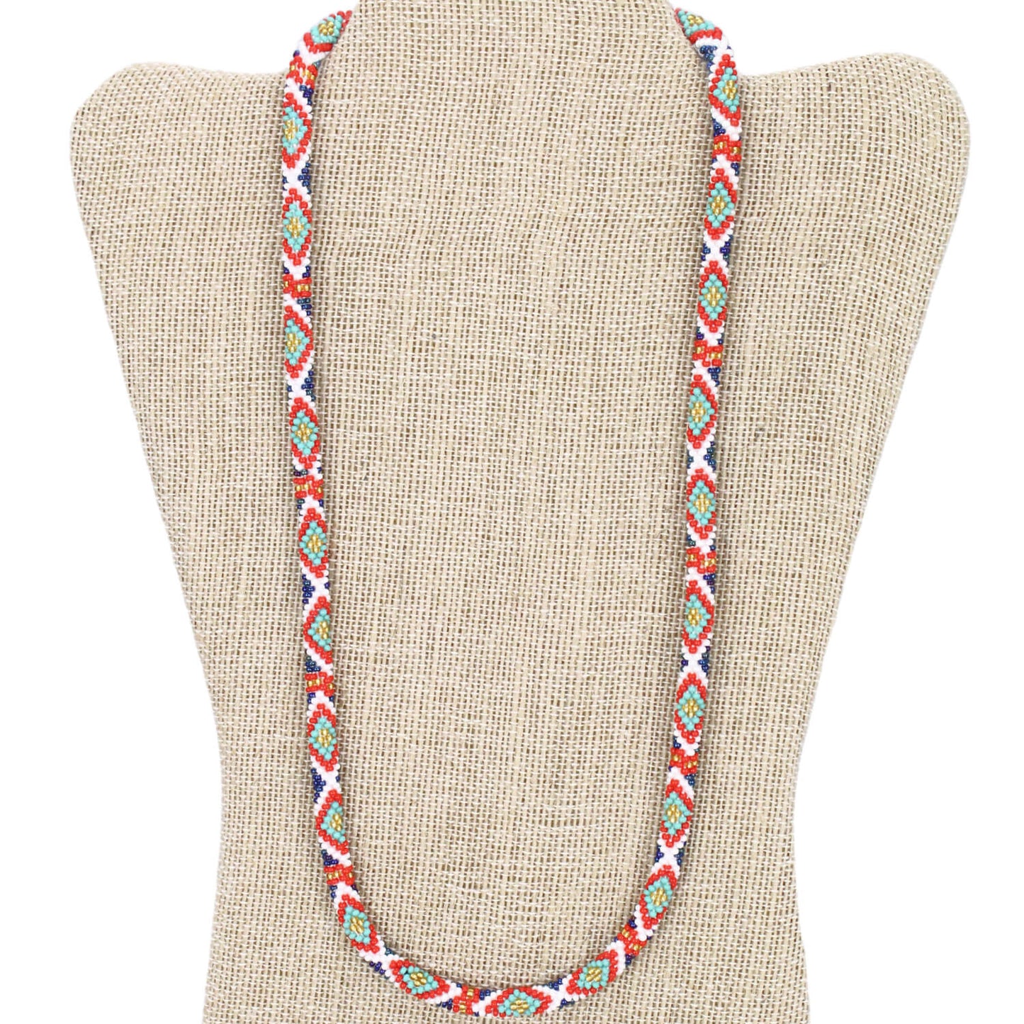 Southwestern Nomad 24" Single-Layer Necklace