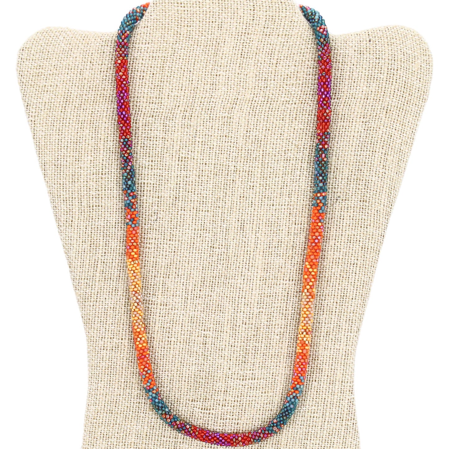 Spice Caravan Ombre 24" Single-Layer Necklace