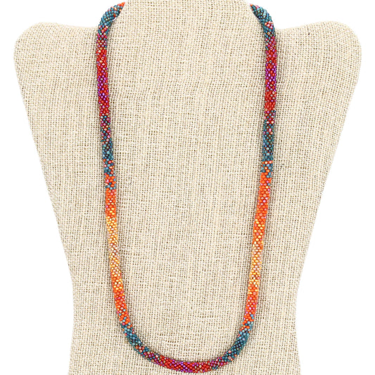Spice Caravan Ombre 24" Single-Layer Necklace