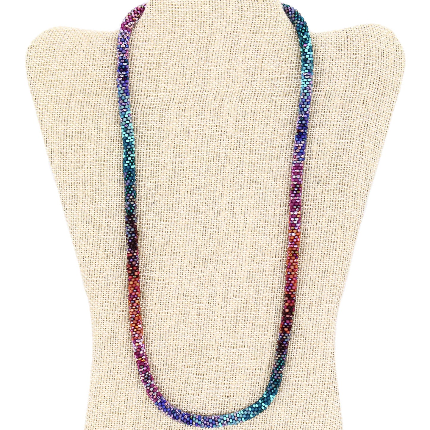 Sultry Solstice Ombre 24" Single-Layer Necklace