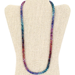 Sultry Solstice Ombre 24" Single-Layer Necklace