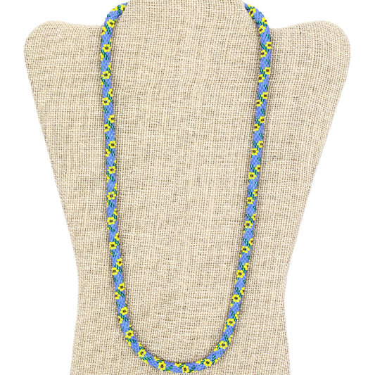 Sunflowers for Ukraine 24" Single-Layer Necklace
