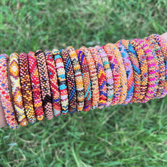 Flaming Foliage Grab Bag - 6 bracelet sets!