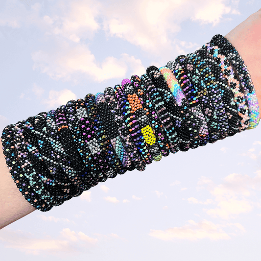 Midnight Rainbows - 6 bracelet sets!