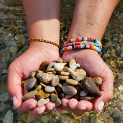 Mexican Textiles - EXTENDED ONLY! - LOTUS SKY Nepal Bracelets