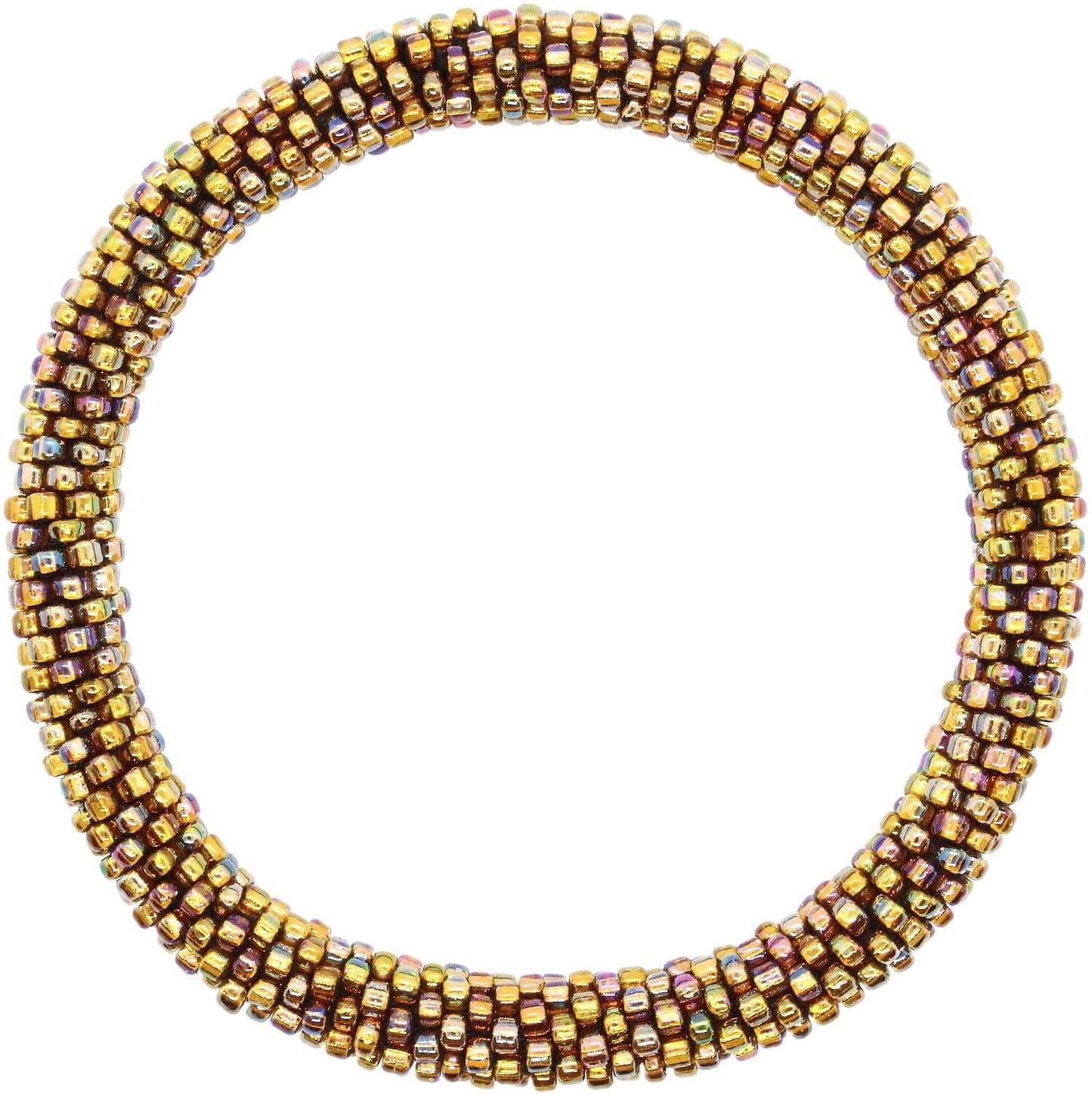 Amber Gold Solid - LOTUS SKY Nepal Bracelets