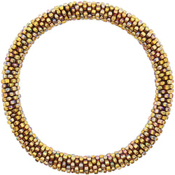 Amber Gold Solid - LOTUS SKY Nepal Bracelets