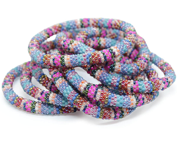 Autumn Jewel Textile - LOTUS SKY Nepal Bracelets