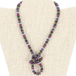 Bejeweled Obsession 24" Single-Layer Necklace - LOTUS SKY Nepal Bracelets