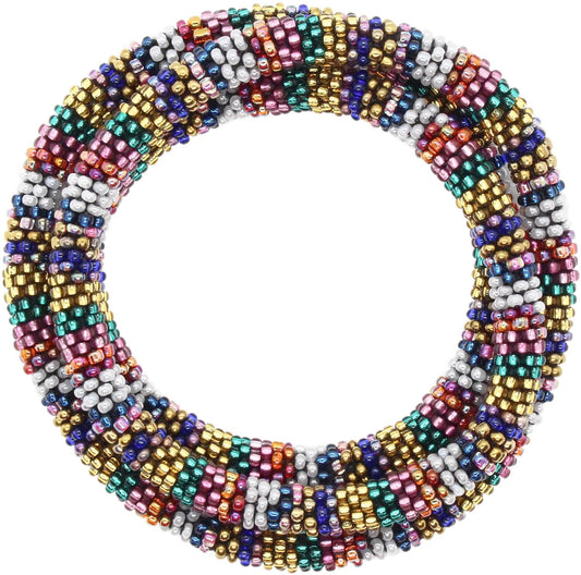 Bejeweled Obsession 24" Single-Layer Necklace - LOTUS SKY Nepal Bracelets