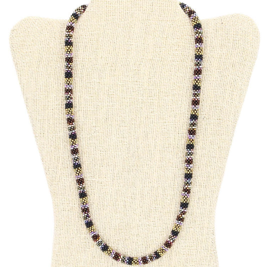 Black Tango 24" Single-Layer Necklace - LOTUS SKY Nepal Bracelets