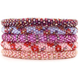 Bohemian Raspberry - LOTUS SKY Nepal Bracelets