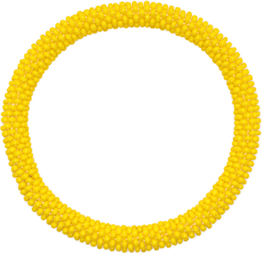 Bright Yellow Solid - LOTUS SKY Nepal Bracelets