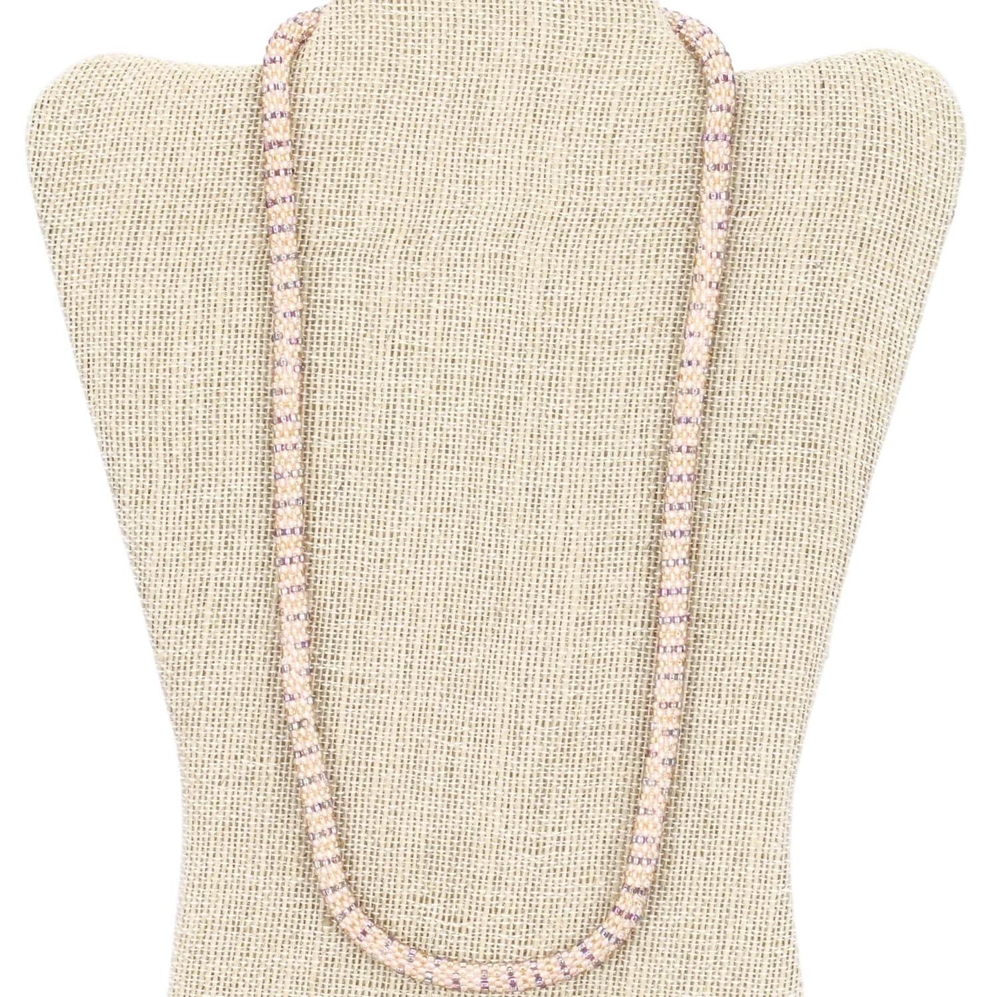 Champagne Bubbles Semisolid 24" Single-Layer Necklace