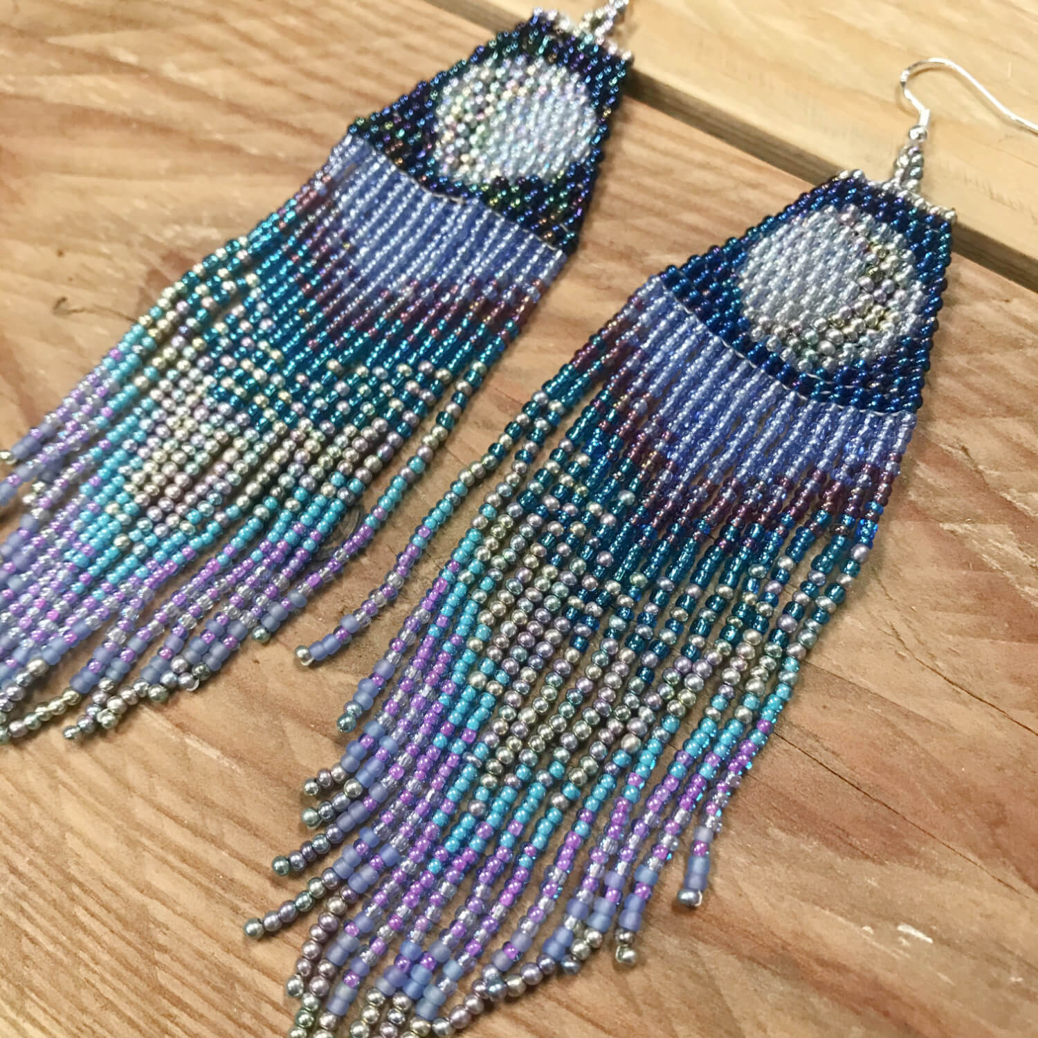 Crescent Moon Rising Earrings - LOTUS SKY Nepal Bracelets