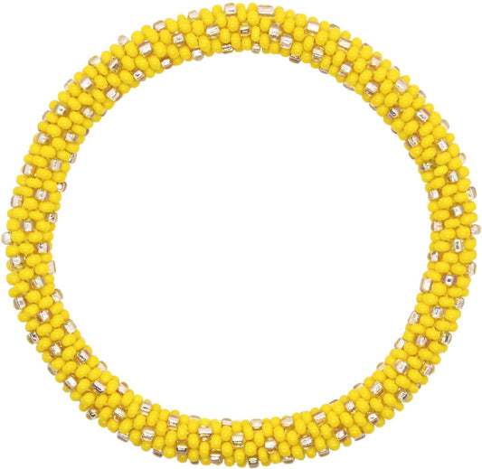 Crystalized Sunshine Yellow - LOTUS SKY Nepal Bracelets