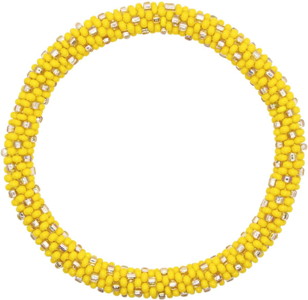 Crystalized Sunshine Yellow - LOTUS SKY Nepal Bracelets