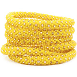 Crystalized Sunshine Yellow - LOTUS SKY Nepal Bracelets