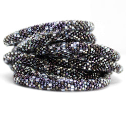 Dark Gray Denim - LOTUS SKY Nepal Bracelets
