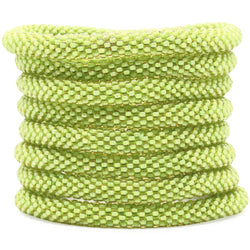 Charming Chartreuse Solid - LOTUS SKY Nepal Bracelets