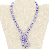 Ethereal Beauty Textile 24" Single-Layer Necklace - LOTUS SKY Nepal Bracelets