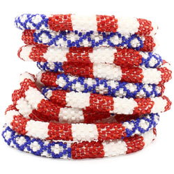 Fancy American Flag - LOTUS SKY Nepal Bracelets