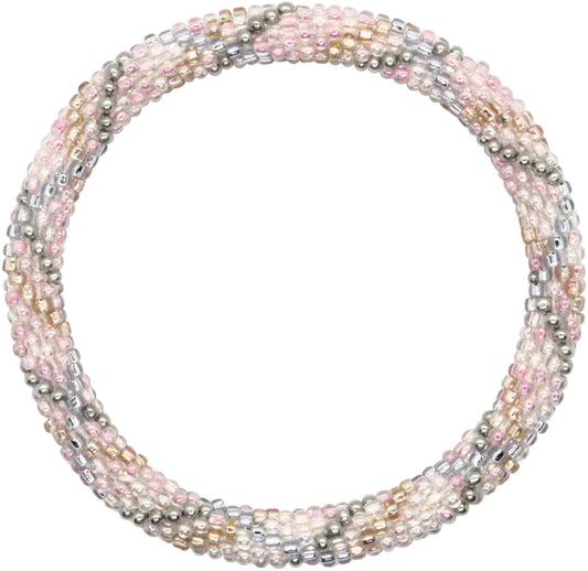 Frosted Pink Plaid - PETITE ONLY! - LOTUS SKY Nepal Bracelets