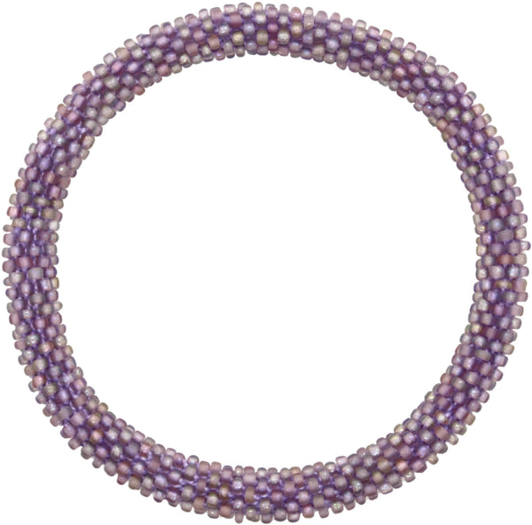 Glazed Rustic Purple Solid - LOTUS SKY Nepal Bracelets