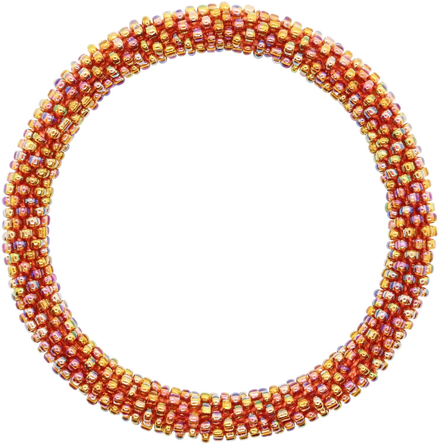 Gleaming Ochre Solid - LOTUS SKY Nepal Bracelets